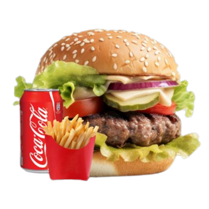 Beef Gourment Burger(6oz) Meal